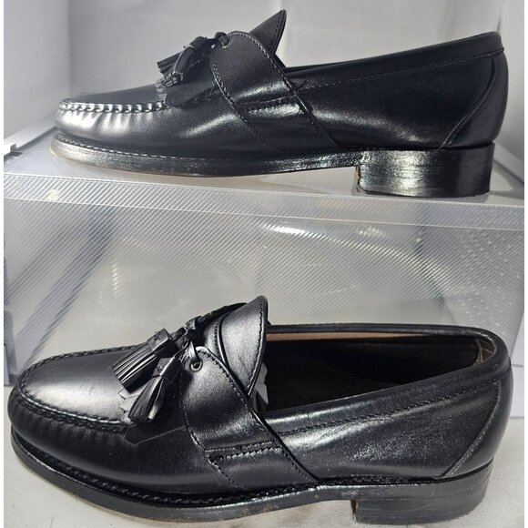 Allen Edmonds Men's Enfield Black Leather Slipon LoaferSize 5.5E Made In U.S.A